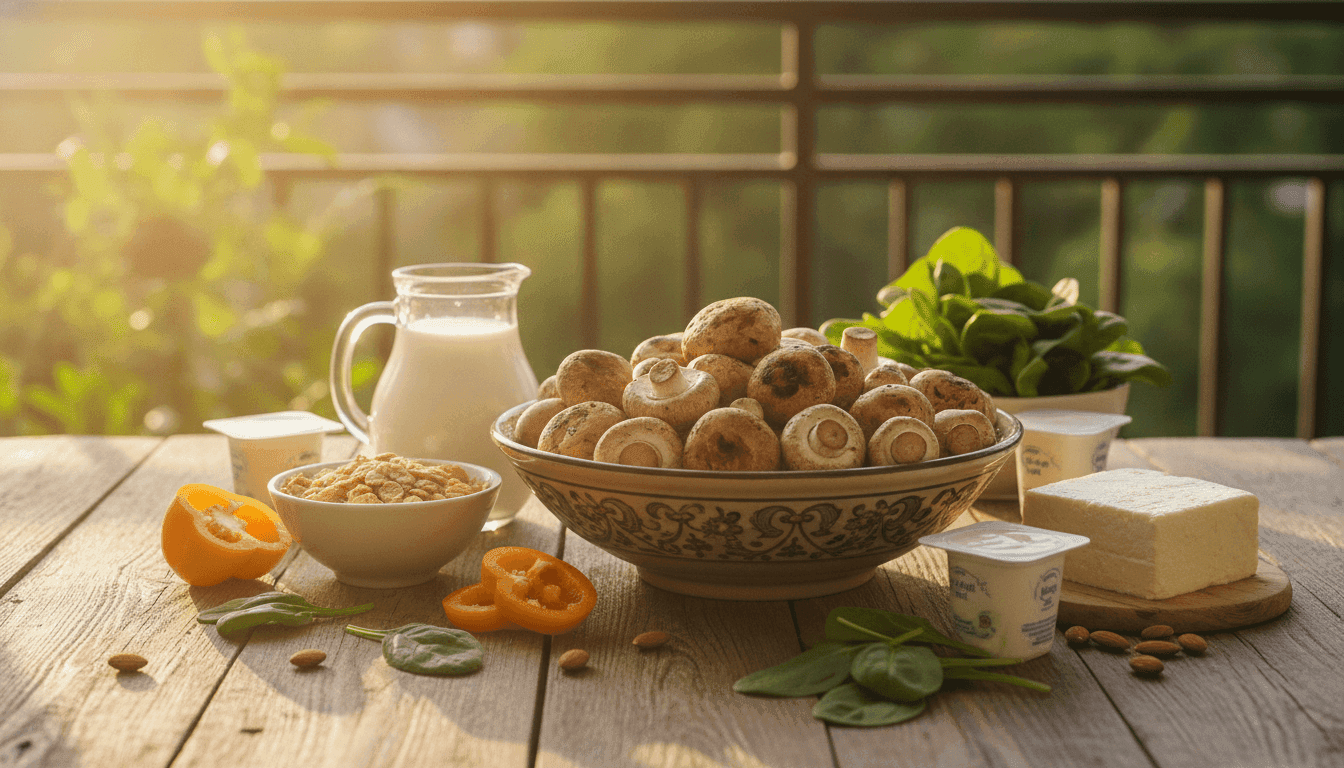 Top 15 Vegetarian Vitamin D Foods for Strong Bones and Immune Health