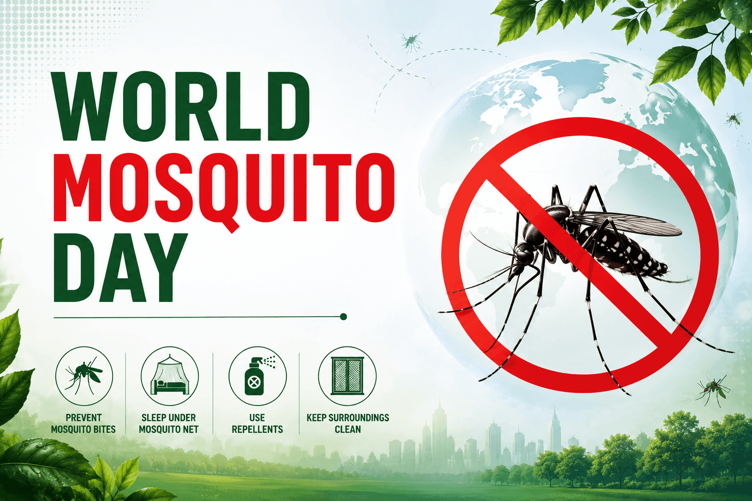 World Mosquito Day: Malaria, Mosquito-Borne Diseases, Symptoms & Prevention
